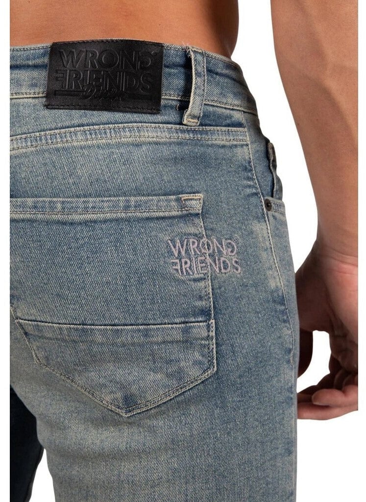 Wrong Friends LOS ANGELES JEANS - BLUE Blauw