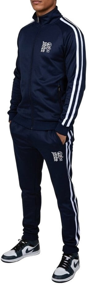 Wrong Friends MILAZZO TRACK PANTS - NAVY Blauw