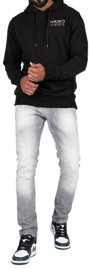 Wrong Friends RAMSEY HOODIE - BLACK Zwart