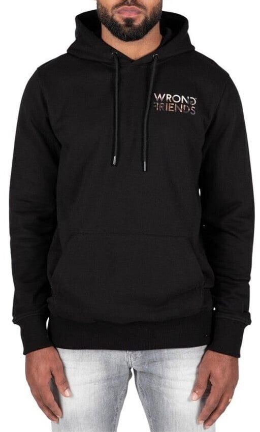 Wrong Friends RAMSEY HOODIE - BLACK Zwart