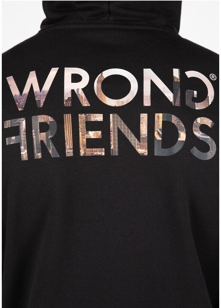 Wrong Friends RAMSEY HOODIE - BLACK Zwart