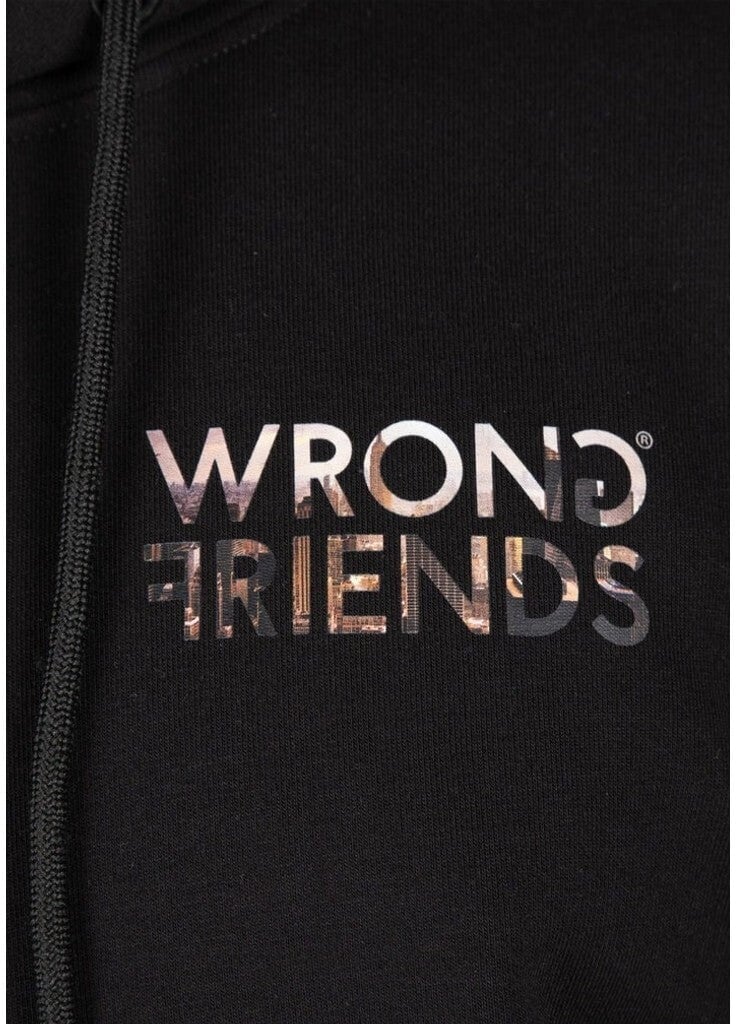 Wrong Friends RAMSEY HOODIE - BLACK Zwart