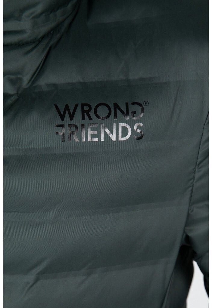 Wrong Friends NEW YORK JACKET - DARK GREEN Groen