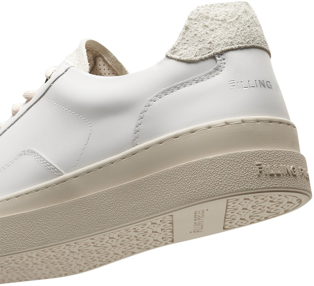 Filling Pieces Heren Mondo Viera Sneaker Wit Wit