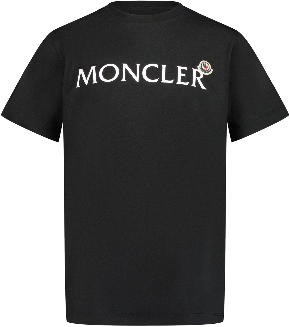 Moncler Moncler Kinder Jongens T-Shirt In Zwart Zwart
