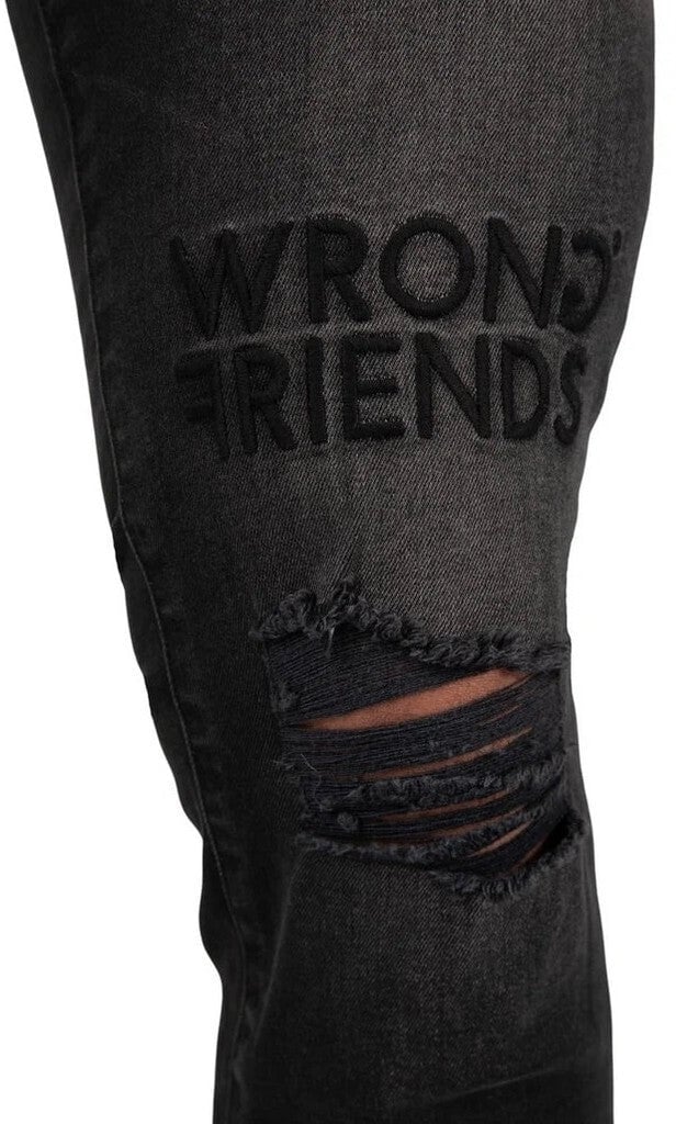 Wrong Friends LOS ANGELES JEANS - BLACK Zwart