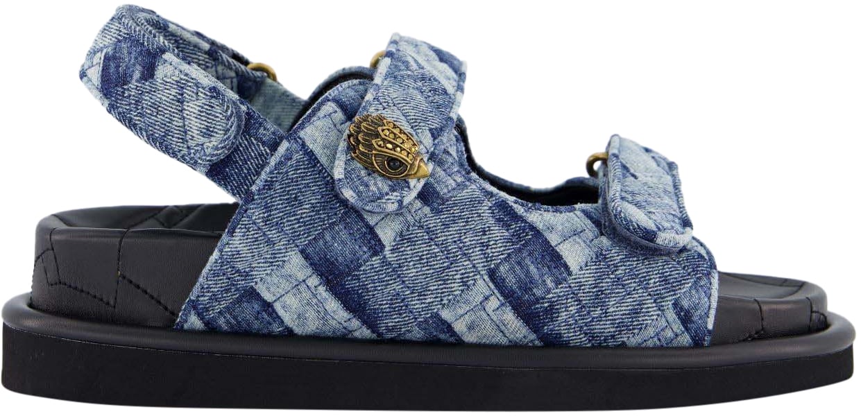 Kurt Geiger London Dames Orson Sandaal Blauw Blauw