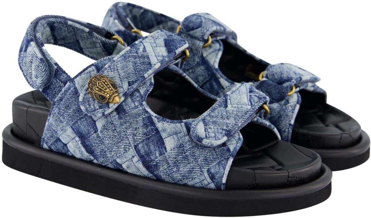 Kurt Geiger London Dames Orson Sandaal Blauw Blauw