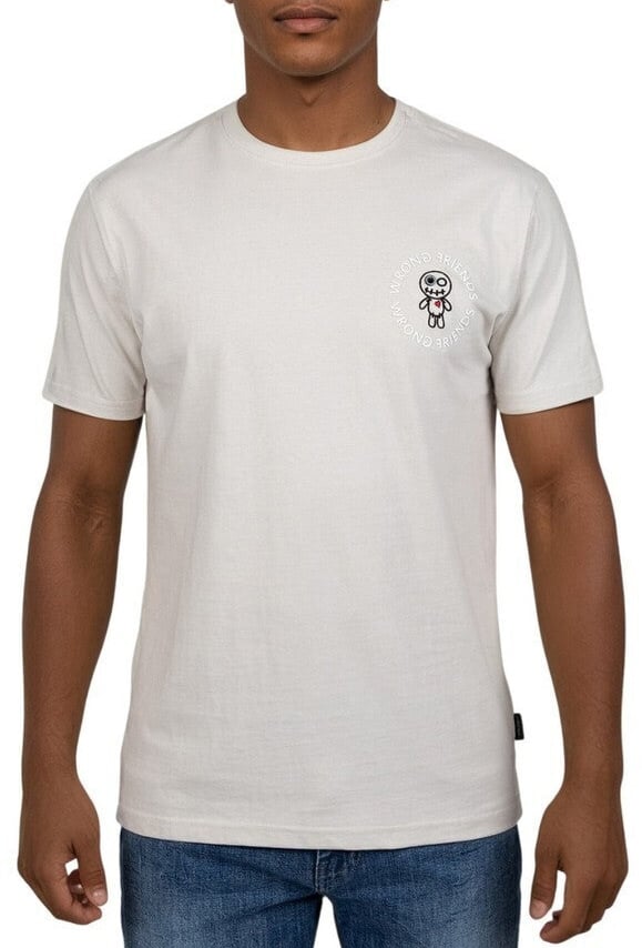 Wrong Friends MEMPHIS T-SHIRT - LIGHT GREY Grijs