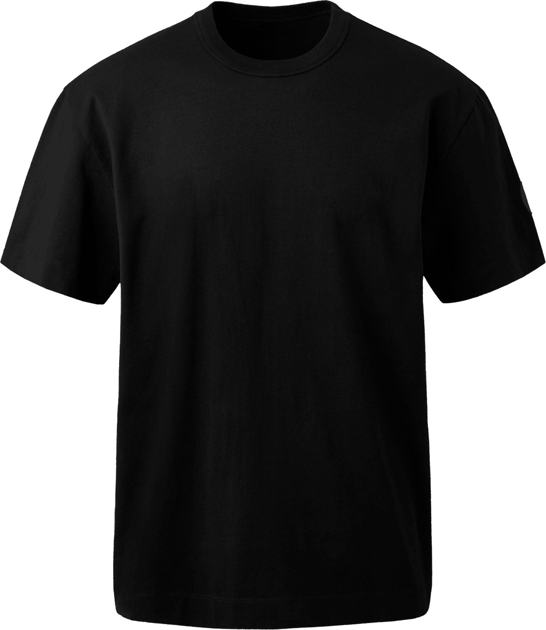 Canada Goose t-shirt zwart logo Zwart