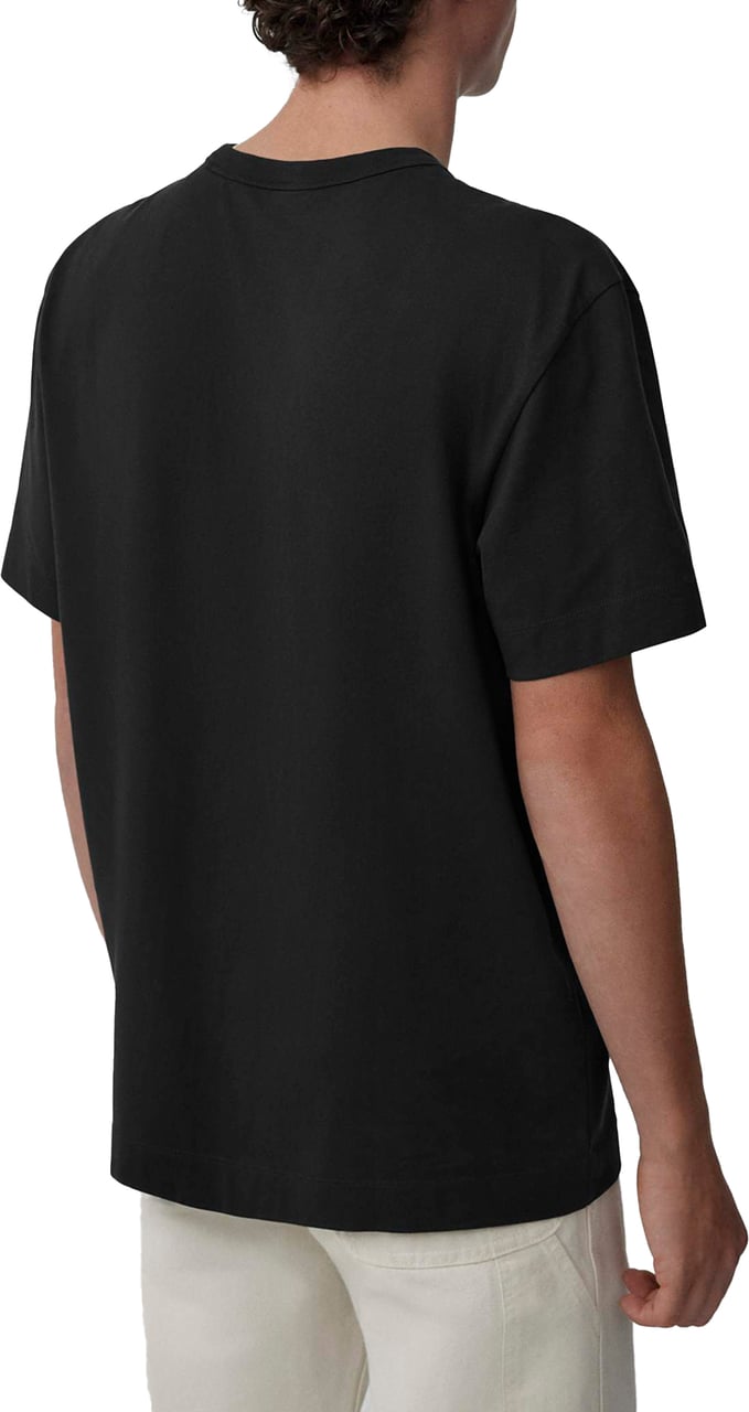 Canada Goose t-shirt zwart logo Zwart