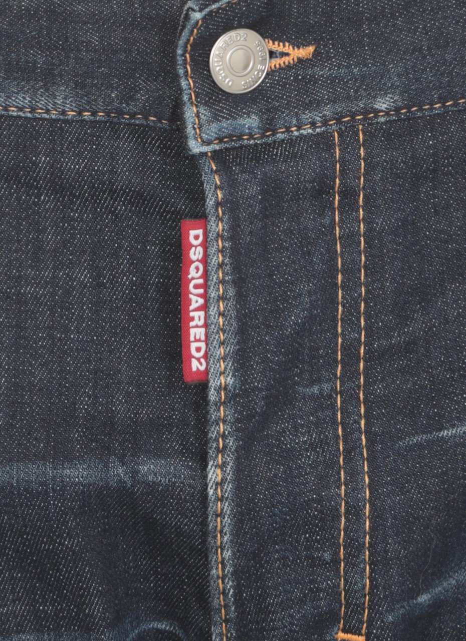 Dsquared2 pantalone 5 tasche darkblue (navy) Blauw