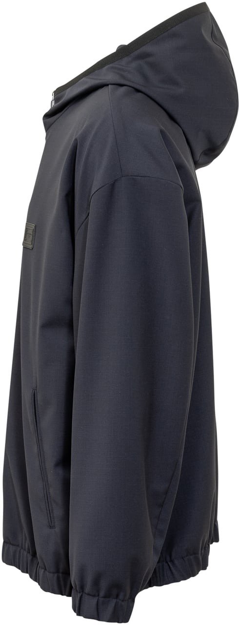 Dolce & Gabbana Giubbotto con Logo Blauw