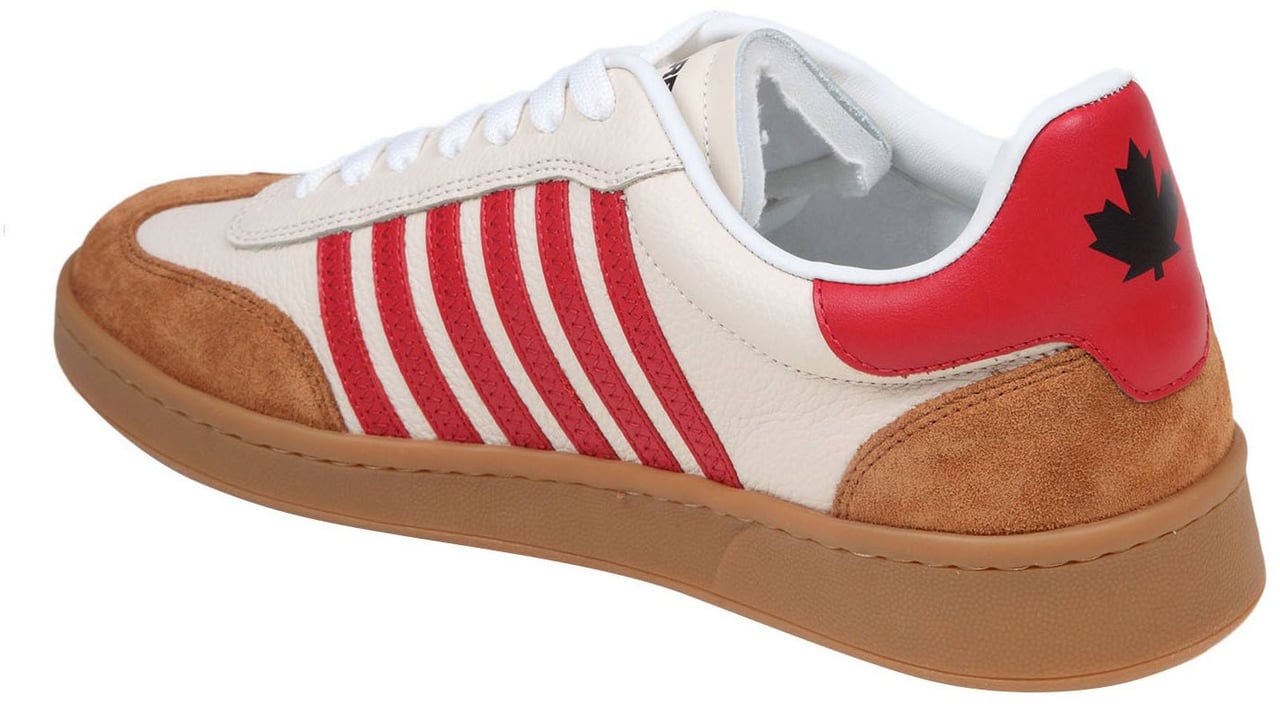 Dsquared2 Heren Lace-Up Low Top Sneakers Beige