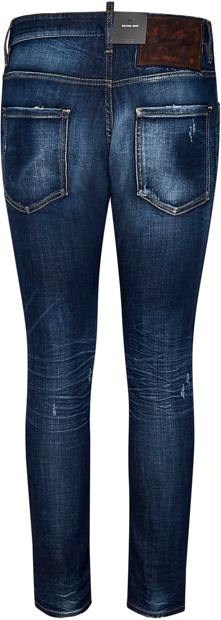 Dsquared2 Heren Pants 5 Pockets Blauw Blauw