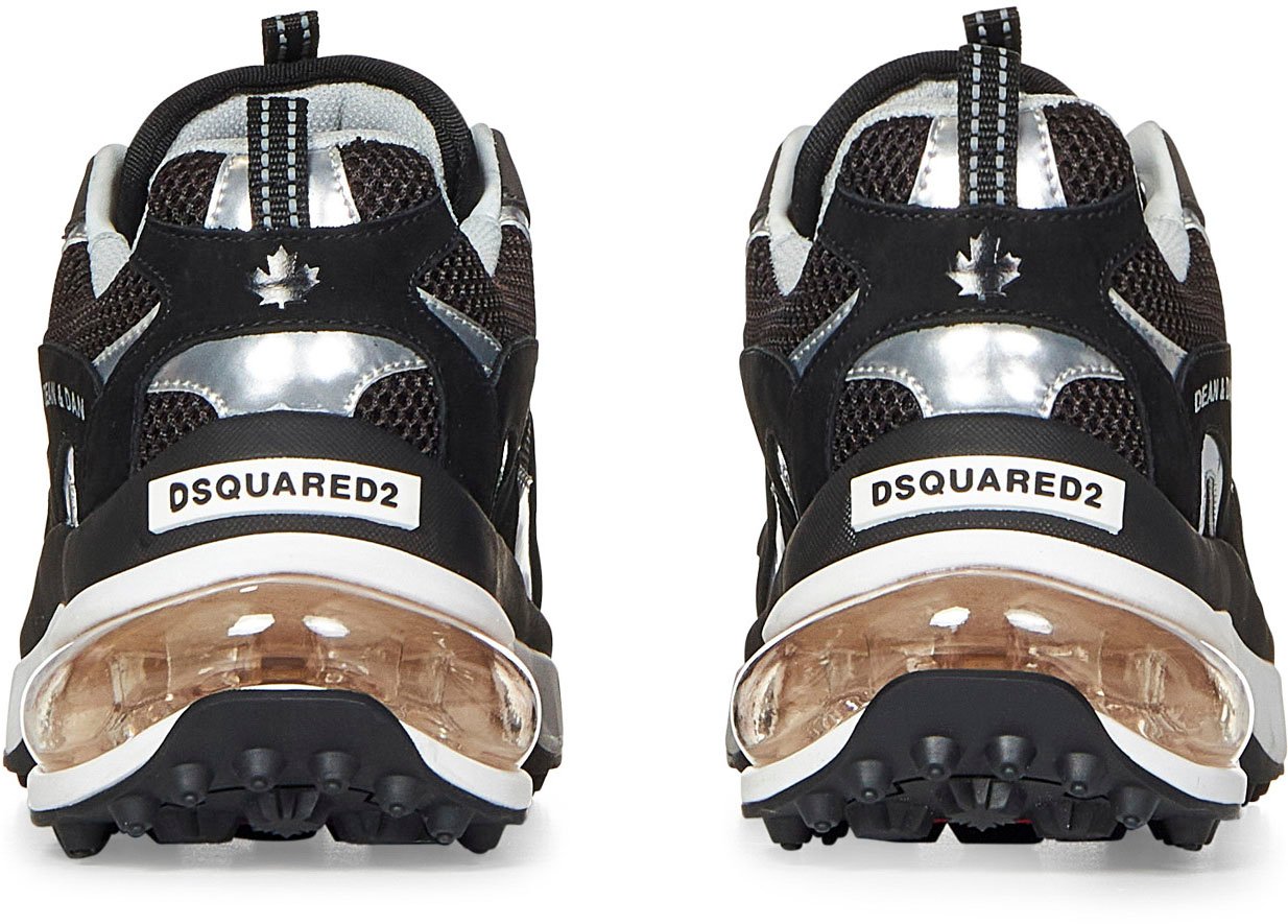 Dsquared2 Heren Bubble Sneaker Zwart/Wit Zwart