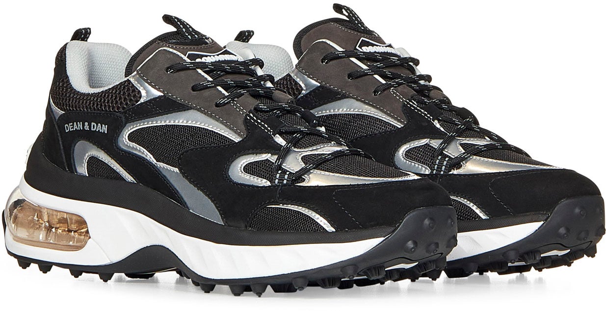 Dsquared2 Heren Bubble Sneaker Zwart/Wit Zwart