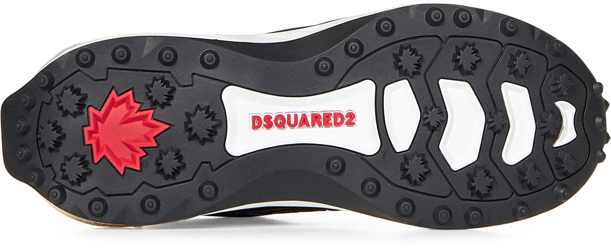 Dsquared2 Heren Bubble Sneaker Zwart/Wit Zwart