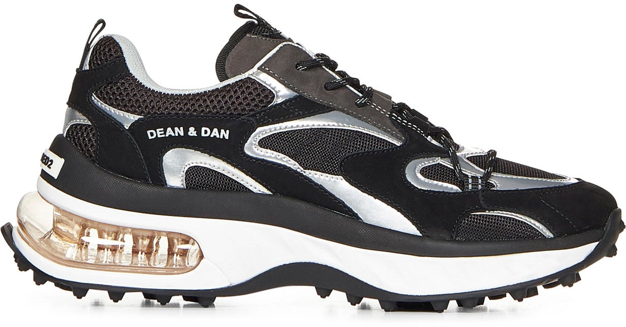 Dsquared2 Heren Bubble Sneaker Zwart/Wit Zwart