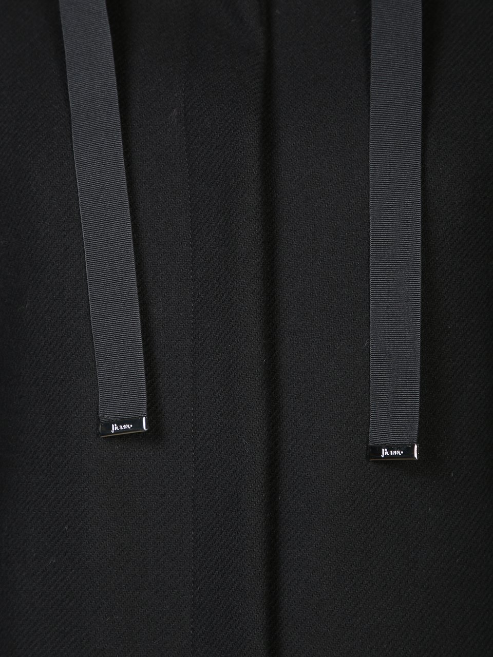 Herno Down jacket with virgin wool blend Zwart