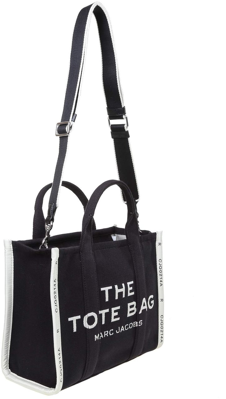 Marc Jacobs Marc jacobs the medium tote in black jacquard Zwart