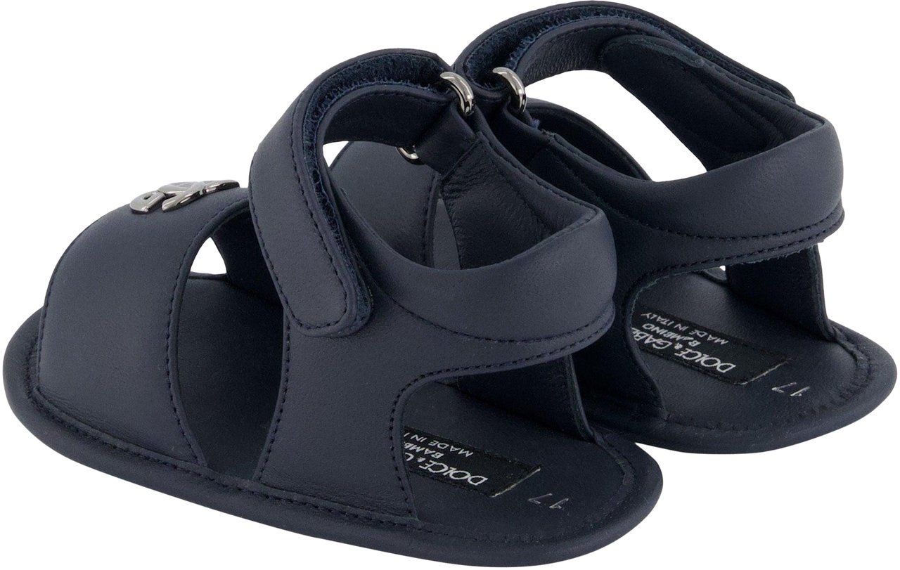 Dolce & Gabbana Dolce & Gabbana Baby Jongens Sandalen in Navy Blauw