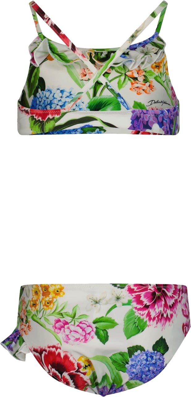 Dolce & Gabbana Dolce & Gabbana Kinder Meisjes Zwemkleding In Wit Wit