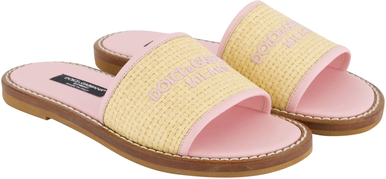 Dolce & Gabbana Dolce & Gabbana Meisjes Slippers In Beige Beige