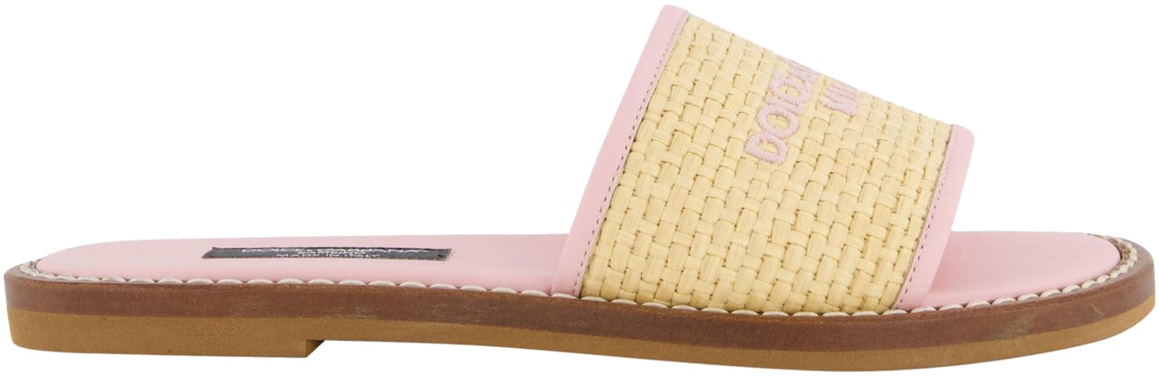 Dolce & Gabbana Dolce & Gabbana Meisjes Slippers In Beige Beige