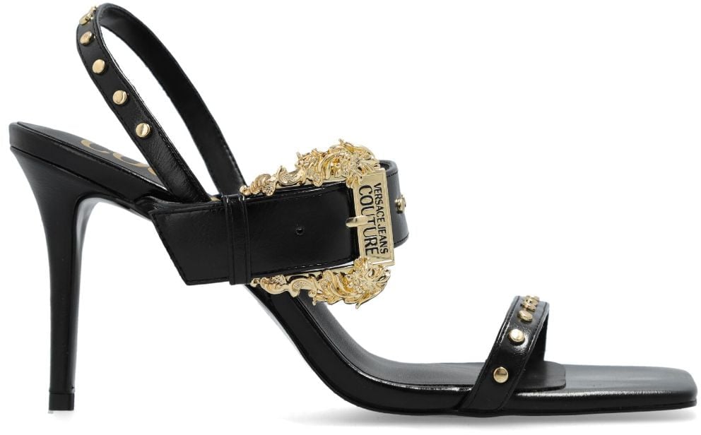 Versace Jeans Couture Sandals Black Zwart