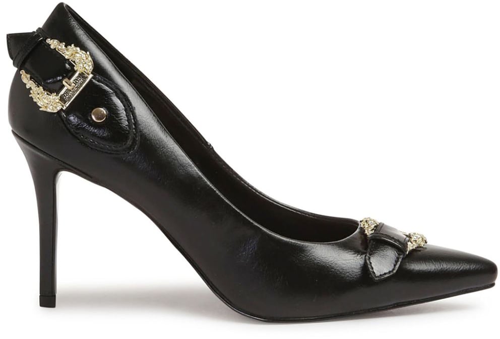 Versace Jeans Couture High Heel Shoes Black Zwart