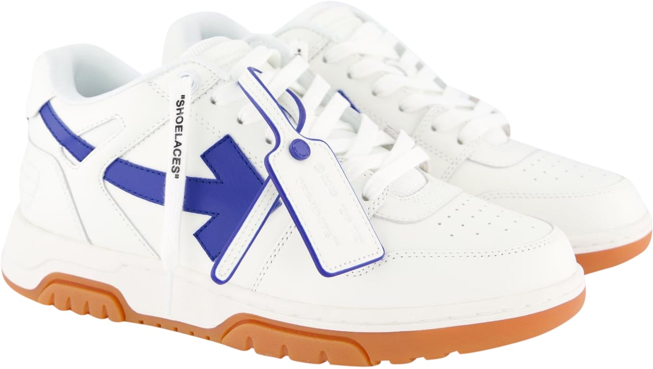 OFF-WHITE Heren Out Of Office Sneaker Blauw/Wi Blauw