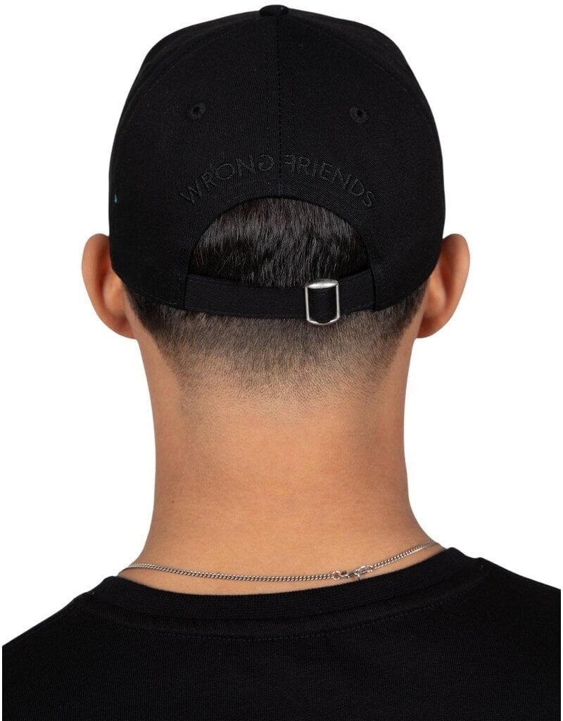 Wrong Friends BARCELONA CAP - BLACK/RED Zwart