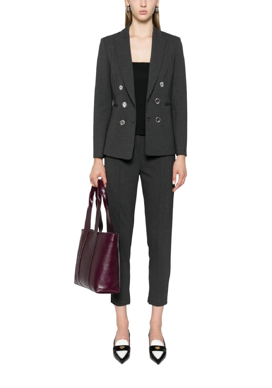 Pinko Double-breasted blazer 'Alexia' Grijs