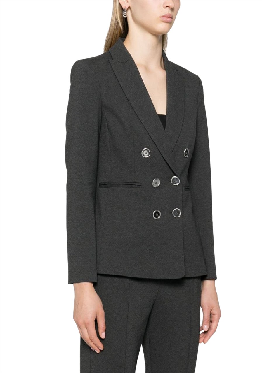 Pinko Double-breasted blazer 'Alexia' Grijs