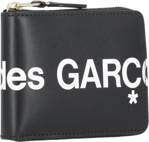 Comme des Garçons portafoglio zip around nero Zwart
