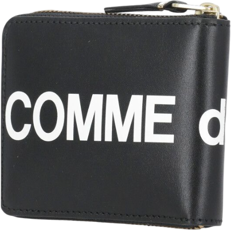 Comme des Garçons portafoglio zip around nero Zwart