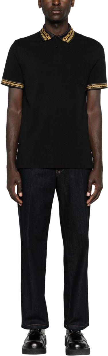 Versace Jeans Couture T-Shirts And Polos Black Zwart