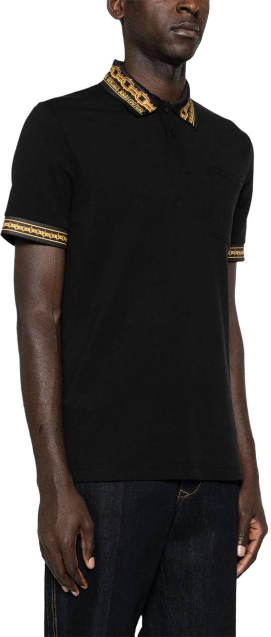 Versace Jeans Couture T-Shirts And Polos Black Zwart