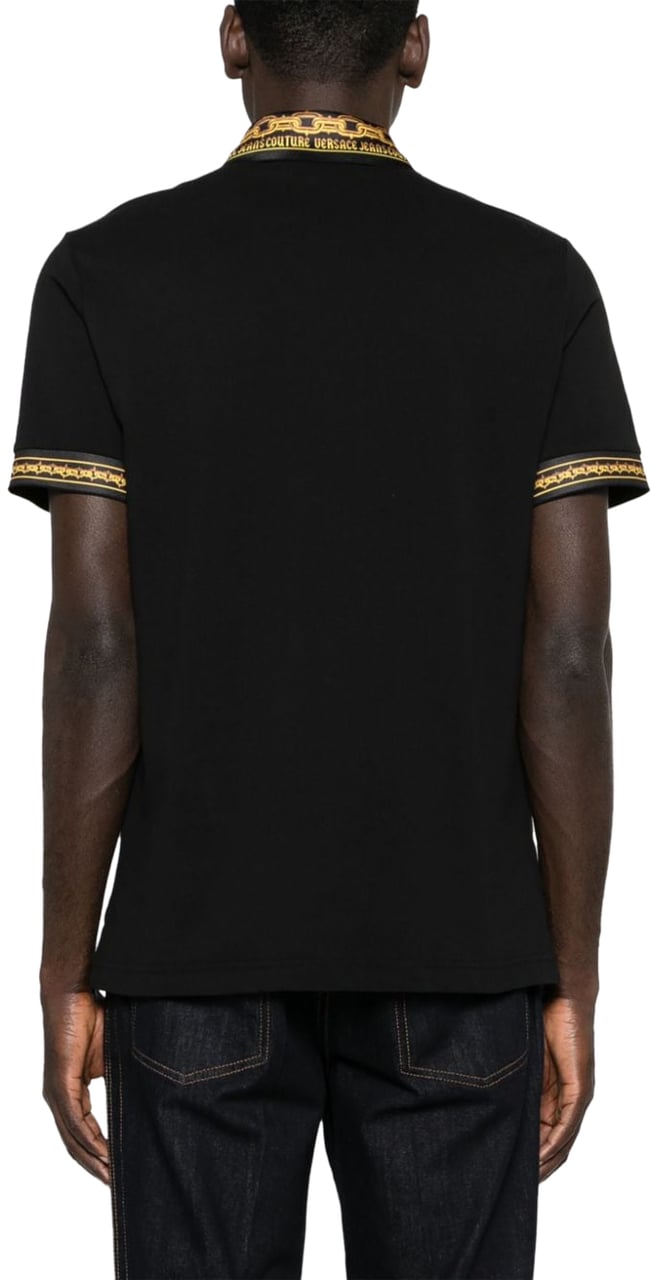 Versace Jeans Couture T-Shirts And Polos Black Zwart
