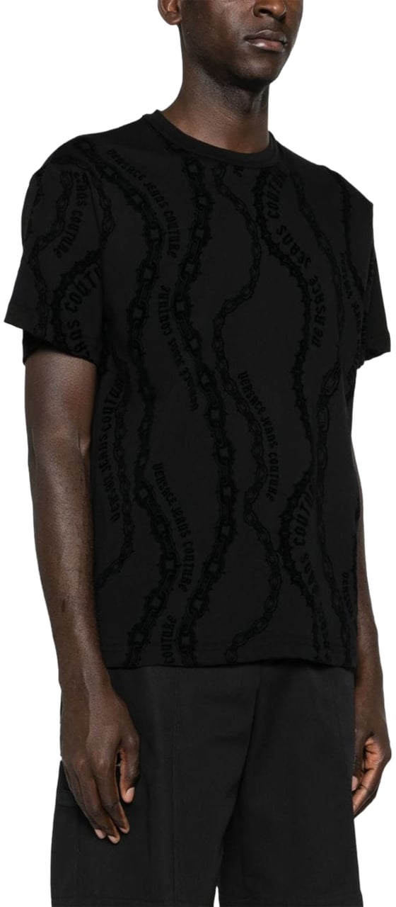 Versace Jeans Couture T-Shirts And Polos Black Zwart