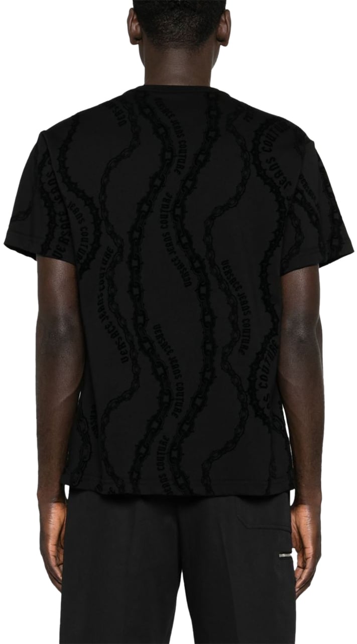 Versace Jeans Couture T-Shirts And Polos Black Zwart