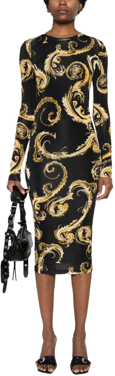 Versace Jeans Couture Dresses Black Zwart