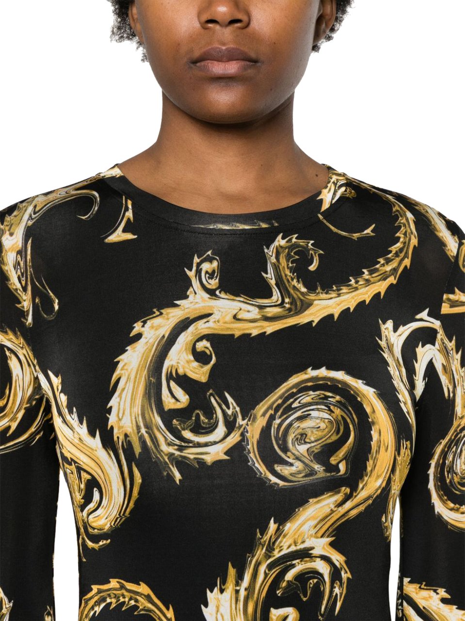 Versace Jeans Couture Dresses Black Zwart