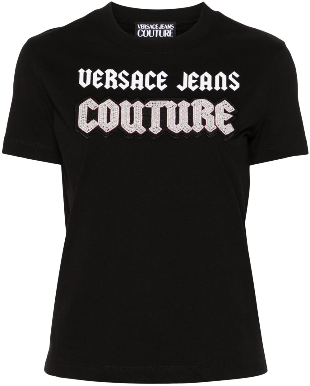 Versace Jeans Couture T-Shirts And Polos Black Zwart