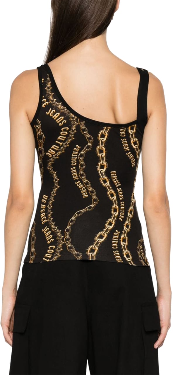 Versace Jeans Couture Top Black Zwart