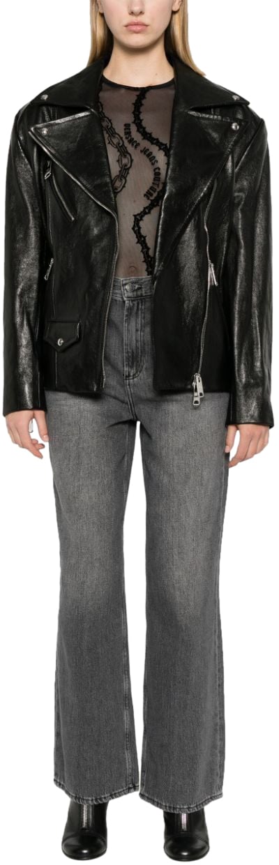 Versace Jeans Couture Top Black Zwart