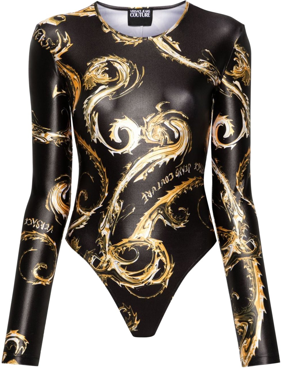 Versace Jeans Couture Top Black Zwart