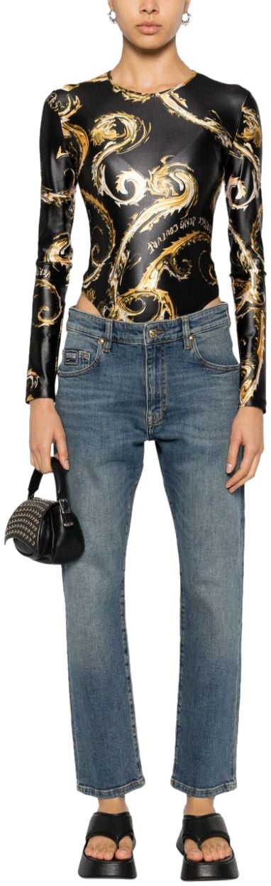 Versace Jeans Couture Top Black Zwart