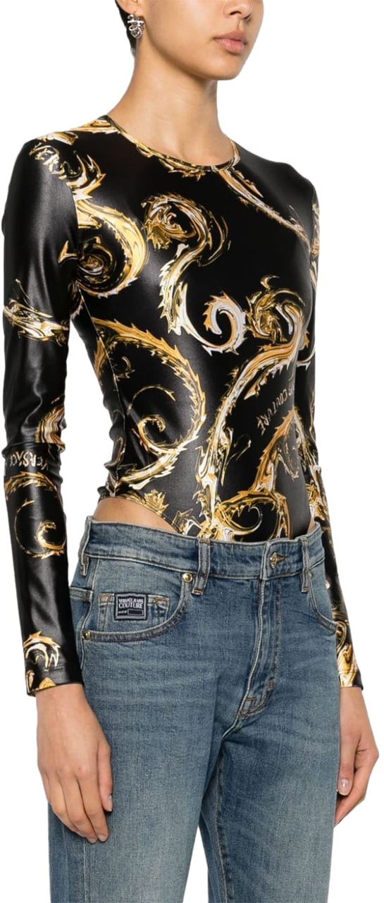 Versace Jeans Couture Top Black Zwart